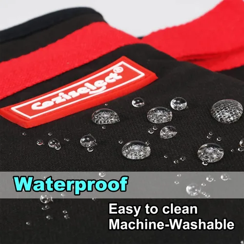 Miniatura 3 de Manoplas de horno de silicona, juego de guantes magnéticos para horno, guantes de algodón resistentes al calor, guantes calientes antideslizantes