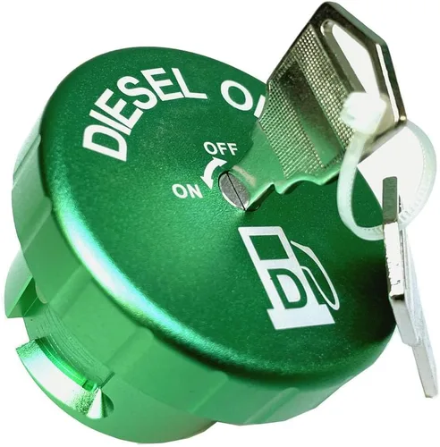 Miniatura 6 de Tapa de tanque de combustible diésel de aluminio para el último Dodge Ram 2019-2025 1500 2500 3500 solamente