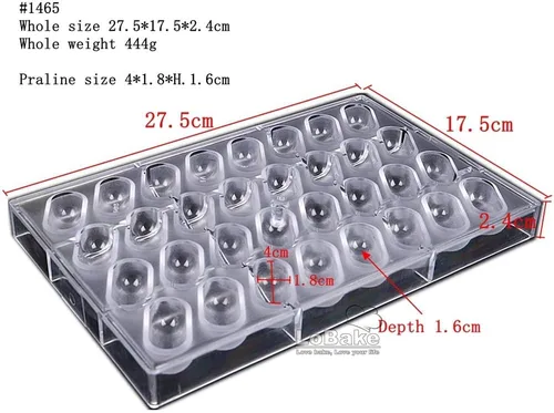 Miniatura 2 de 32 cavidades creativas ovaladas pastillas de purpurina forma de tableta PC policarbonato chocolate molde caramelo molde cubitos de hielo moldes DIY