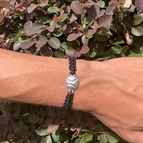 Miniatura 8 de Sportybella - Pulsera de béisbol, joyería de béisbol, pulsera de béisbol trenzada ajustable, regalos de béisbol, accesorios de béisbol