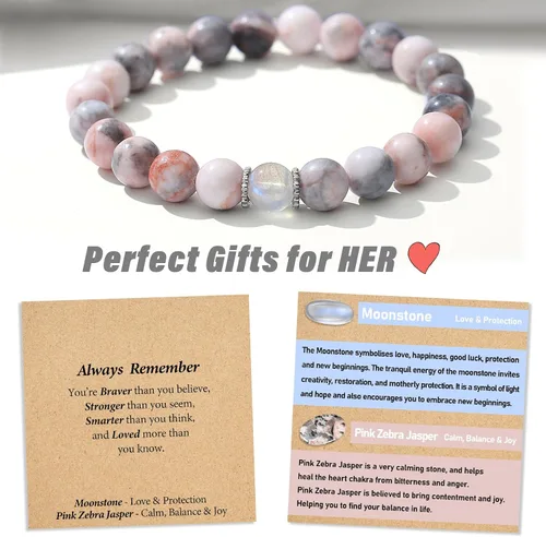 Miniatura 14 de Regalos de Navidad para niños, niñas, adolescentes, amor, aliento, pulseras de cristal natural, regalos bonitos hechos a mano