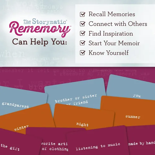 Miniatura 5 de Storymatic Rememory - Indicación de escritura y mensaje de memoria - Tarjetas de conversación para familiares y amigos