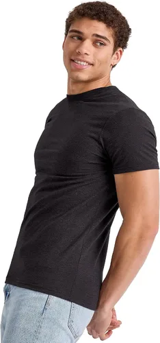 Miniatura 3 de Hanes Camiseta grande de algodón ligero, camiseta de cuello redondo para hombre, disponible en tallas altas