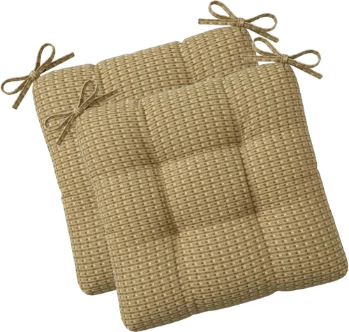 Miniatura 34 de RSH DECOR Juego de 2 cojines de asiento para silla de comedor para interiores y exteriores, 16 x 16 x 2 pulgadas, color a elegir