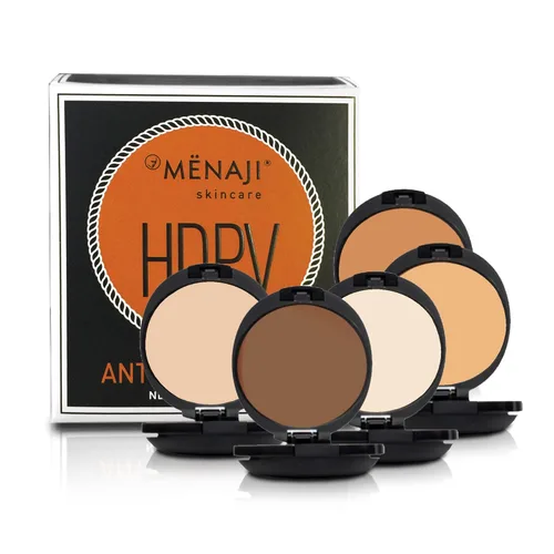 Miniatura 6 de Menaji HDPV Polvo antibrillo (bronce) Maquillaje facial antibrillo para hombres Polvo facial de alta definición Polvo facial agradable a