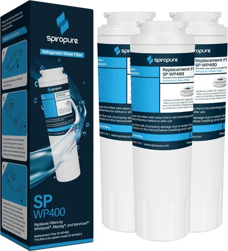 Miniatura 7 de SpiroPure SP-WP400 Filtro de agua para refrigerador certificado NSF para UKF8001, UKF8001AXX, filtro 4, EDR4RXD1, UKF8001AXX-200, UKF8001AXX-750