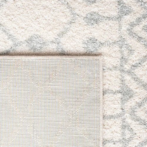Miniatura 4 de SAFAVIEH Alfombra de área de 12 x 15 pies, colección Tulum, grande, color marfil y gris claro, diseño marroquí bohemio envejecido, no desprende