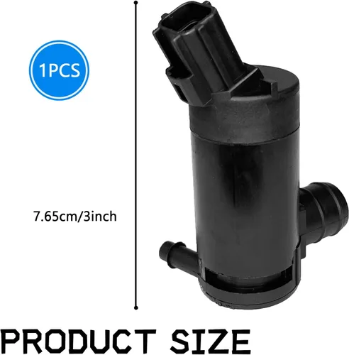 Miniatura 2 de Repuesto de bomba de limpiaparabrisas para Ford Lincoln Mazda Mercury OEM # 89017059 173686, bomba de motor de líquido para limpiaparabrisas