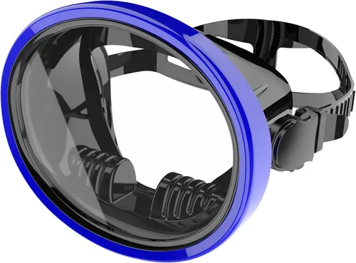 Miniatura 6 de Máscara de buceo Máscara de buceo Máscara de pesca submarina Máscara de agua de apnea de vidrio templado ovalada HD antivaho Gafas de buceo