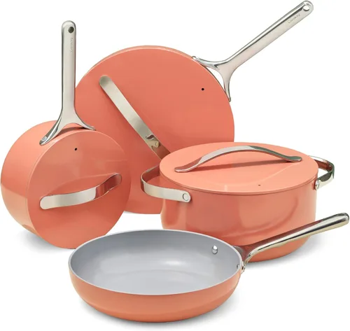 Miniatura 36 de Caraway Juego de utensilios de cocina de cerámica antiadherente (12 piezas) ollas, sartenes, tapas y almacenamiento de cocina, sin PFAS ni PFOA