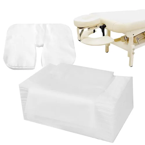 Miniatura 10 de Uralili El juego de 200 sábanas desechables no tejidas para mesa de masaje, incluye 100 piezas de 31 x 71 pulgadas, sábana de masaje suave y fundas