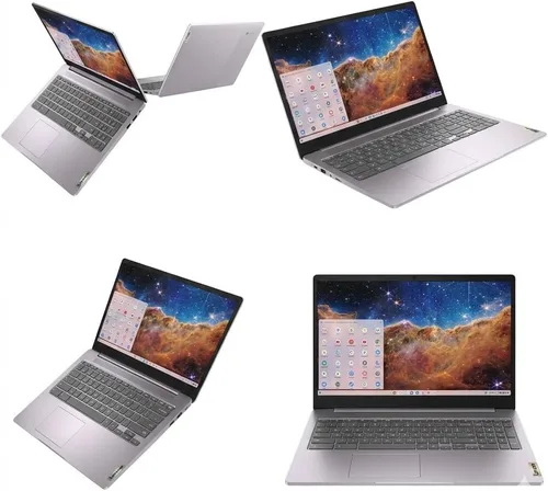 Miniatura 5 de Lenovo 15.6" FHD Chromebook - Intel Quad-Core N4120(> N4020) 4 GB RAM, almacenamiento de 128 GB (64 GB eMMC + 64 GB tarjeta SD), laptop para el Gris