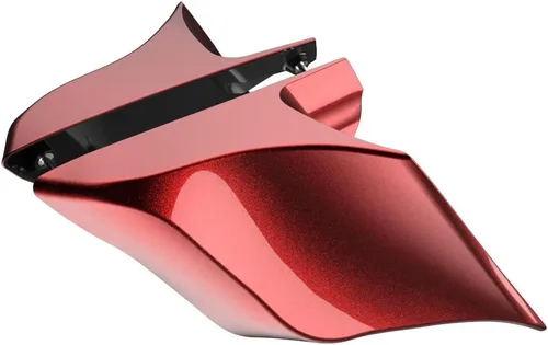 Miniatura 37 de Advanblack Barracuda - Cubiertas laterales estiradas plateadas (brillantes), paneles extendidos para Harley Touring Street Glide Road Glide Electra