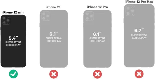 Miniatura 7 de OtterBox Defender Series - Carcasa para iPhone 12 mini, color negro
