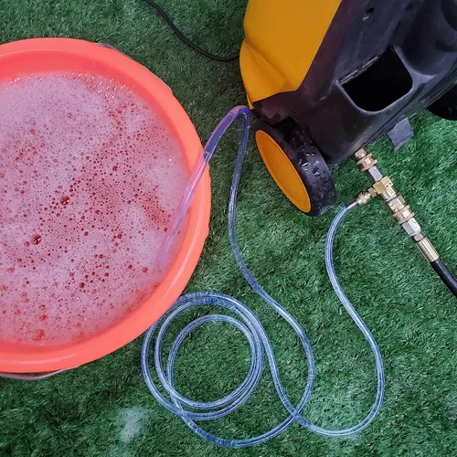 Miniatura 9 de Raincovo Inyector aguas abajo para lavadora a presión, Kit de inyector químico, Inyector de jabón, Accesorios de conexión rápida, Juego
