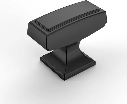 Miniatura 15 de Amerdeco ZH0010 - Paquete de 10 tiradores de gabinete de níquel satinado cepillado de 3 pulgadas (2.992 in) con agujero central para gabinetes