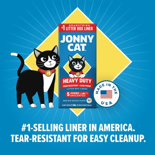 Miniatura 4 de Forros para Caja de Arena Jonny Cat: Resistencia Extra - Resistentes a Desgarros y Fugas - Cierre con Cordón - Jumbo, 5