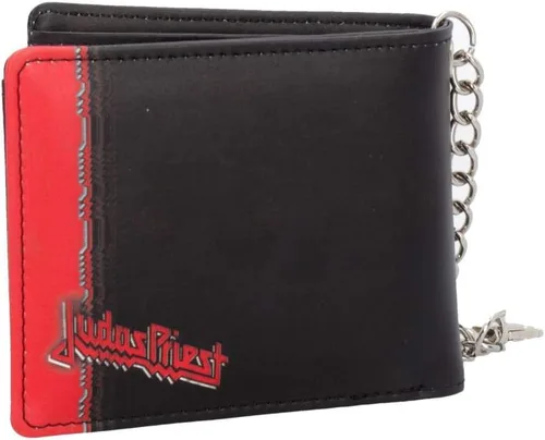 Miniatura 3 de Nemesis Now Judas Priest - Cartera de acero británica PU color negro 43in