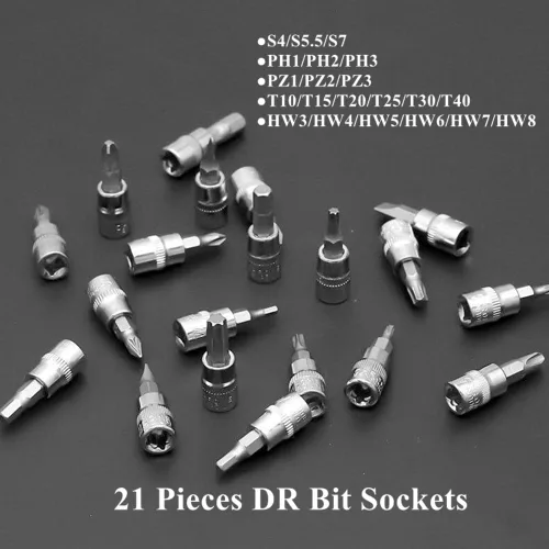 Miniatura 2 de FLZOSPER Juego de 46 piezas de 1/4 de pulgada y 45 dientes con llave de trinquete reversible, kit de herramientas para reparación automática y hogar