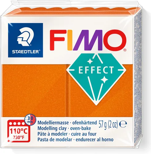 Miniatura 11 de STAEDTLER 8010-71 FIMO Effect - Arcilla de modelado polimérica endurecedora para horno, bronce antiguo metálico (1 bloque de 2.01 oz)