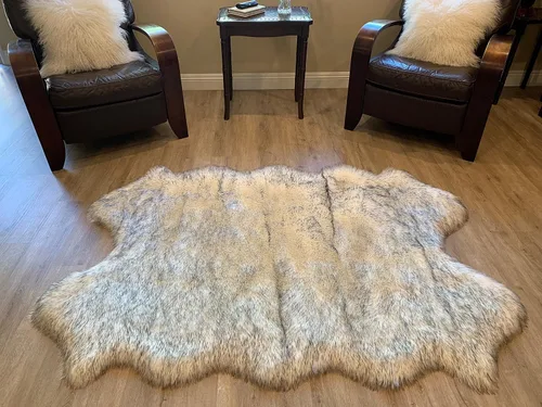 Miniatura 94 de LAMBZY Alfombra de pelo de oveja sintética, hipoalergénica, súper suave, sedosa para sala de estar, habitación de los niños, sofá