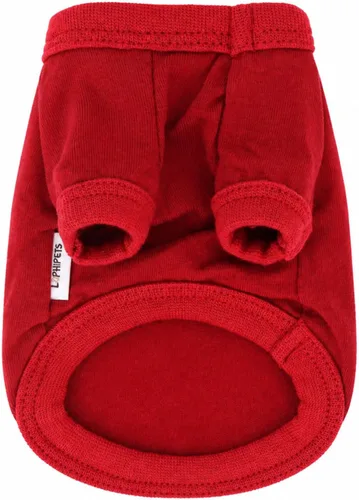 Miniatura 4 de LOPHIPETS Camiseta de Perro 100% Algodón para Perros Pequeños Teacup Chihuahua Yorkie Ropa para Cachorros-Rojo/XS
