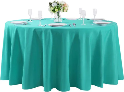 Miniatura 21 de Cupuamon - Mantel rectangular de 60 x 84 pulgadas, tela de poliéster lavable para decoración de bodas, fiestas, cenas y banquetes