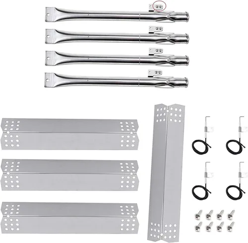 Kit de reparación de parrilla para Nexgrill 720-0830H, 720-0783E, Kenmore 720-0830A, 122.33492410 piezas de repuesto, tubos de quemador de acero