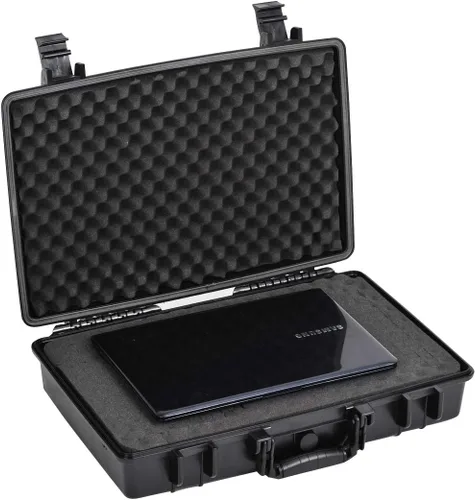 Miniatura 5 de MEIJIA Estuche Protector Impermeable Portátil, Estuche Duro para Cámara, Espuma de Ajuste Personalizado Insertada, Negro Elegante, Compatible