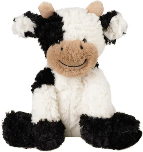 Hopearl Adorable Vaca de Peluche, Juguetes de Vaca Flexible Suave, Animales de Peluche, Regalos de Cumpleaños Lindos para Niños, Niñas, Niños