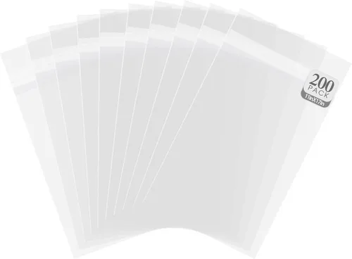 Miniatura 10 de Golden State Art, Fundas de almacenamiento transparentes libres de ácido de 9" x 12", se ajustan a documentos tamaño A4 y carta
