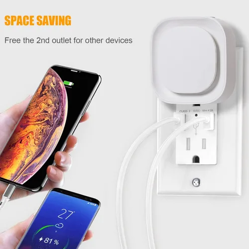 Miniatura 6 de YUNLEX - Pack de 4 luces nocturnas de luz blanca cálida, cuidado suave para los ojos con brillo suave regulable y reflexión indirecta, sensor