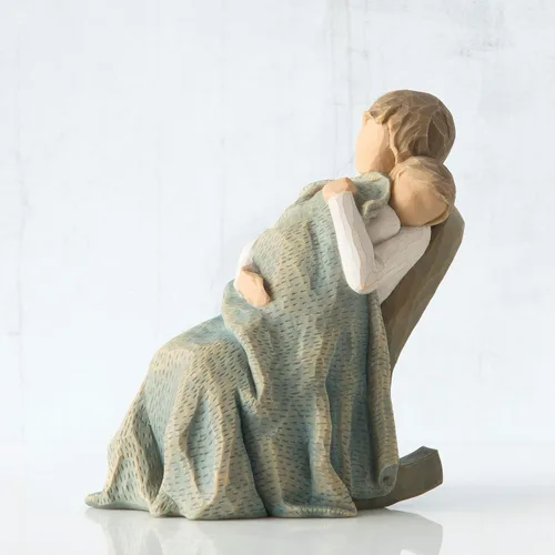 Miniatura 2 de Willow Tree The Quilt, Figura Esculpida Pintada a Mano