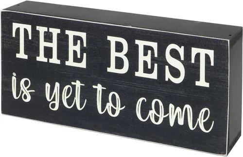 Miniatura 3 de Esur Escritorio motivacional para oficina en casa, decoración negra, letrero de caja de casa de campo, regalo para mujeres, P.S. You Got This+The