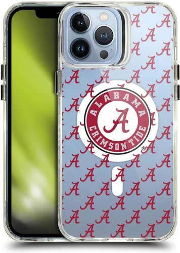 Miniatura 223 de Head Case Designs Funda de gel suave con licencia oficial de la Universidad de Alabama UA Collage compatible con Apple iPhone 13 Pro Max