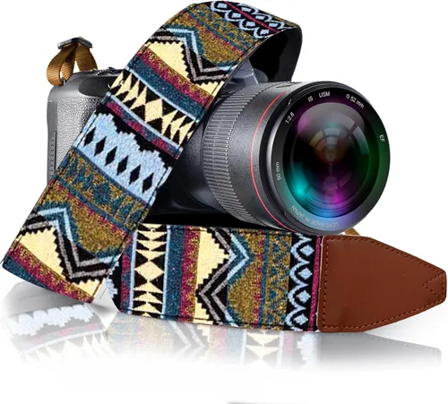 Miniatura 15 de Art Tribute Correa de cámara para el hombro, cinturón cruzado para todas las cámaras DSLR y sin espejo, incluyendo binoculares, correa universal