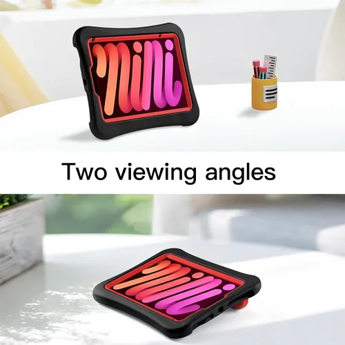 Miniatura 6 de Funda para Niños para iPad mini 7 (A17 Pro) 2024/iPad Mini6 2021, Peso Ligero Resistente/A Prueba de Golpes/A Prueba de Caídas con Asa/Soporte