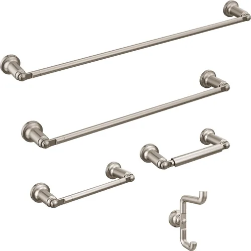 Miniatura 3 de Delta Saylor 73524-SS - Toallero de acero inoxidable de 24 pulgadas para baño, toallero de pared para baño, soporte para toalla de pared