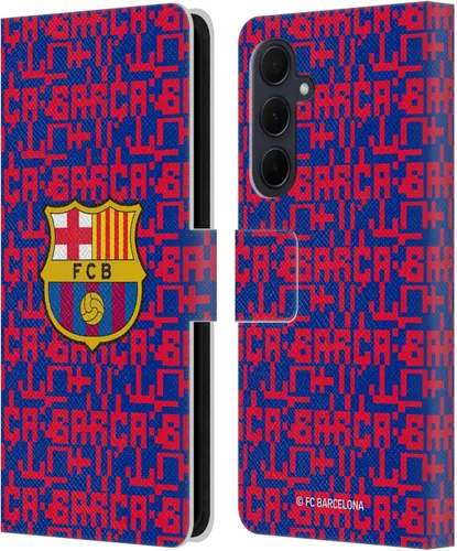Miniatura 207 de Head Case Designs Funda de piel con licencia oficial del FC Barcelona Barca Crest Graphics para Samsung Galaxy A06 4G
