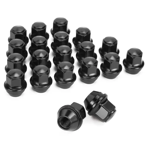 Miniatura 21 de Dynofit Tuercas de llanta OEM de 14 x 2 para F150 2000-2014, tuercas sintonizadoras de acero de fábrica de una sola pieza compatibles con Ford