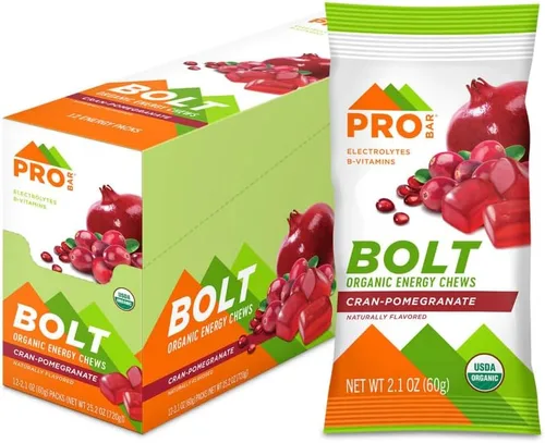 Miniatura 5 de PROBAR Bolt Energy - Paquete variado de gomitas deportivas veganas orgánicas con electrolitos y vitaminas B para correr y ciclismo, combustible