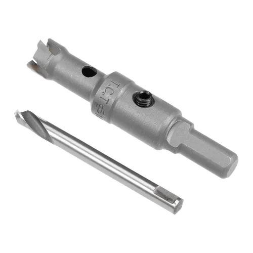 Miniatura 3 de Sierra de agujero TCT de 0.551 in, 9/16 pulgadas de diámetro de corte de carburo de tungsteno, abridor de agujeros con punta de carburo