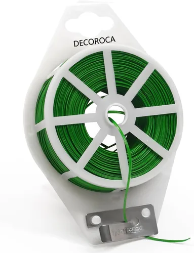 Miniatura 16 de Decoroca Lazos suaves para plantas de apoyo, alambre reutilizable impermeable de 65.6 pies, giro de jardín de 0.138 in, para plantas de interior y 1