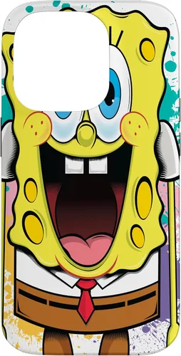 Miniatura 17 de Funda para iPhone 17 de Bob Esponja con salpicaduras de pintura