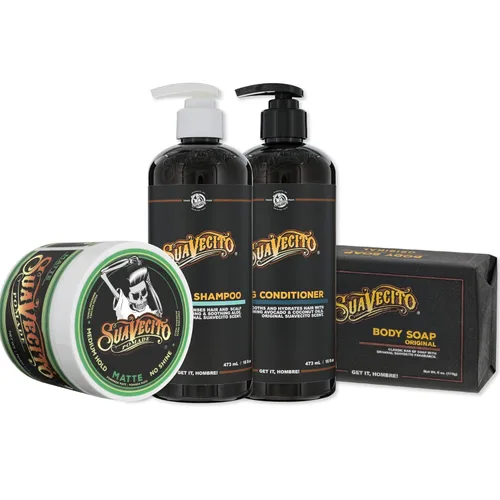 Miniatura 12 de Suavecito Paquete de productos esenciales para el cabello y el cuerpo