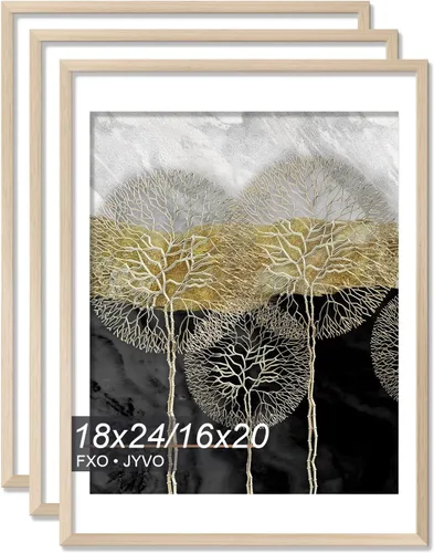 Miniatura 48 de Fxojyvo Marco de Fotos de 4x6, Muestra Foto de 3.5x5 con Paspartú o 4 x 6 Sin Paspartú, Liviano y de Alta Transparencia Marco de 4 por 6 para Pared