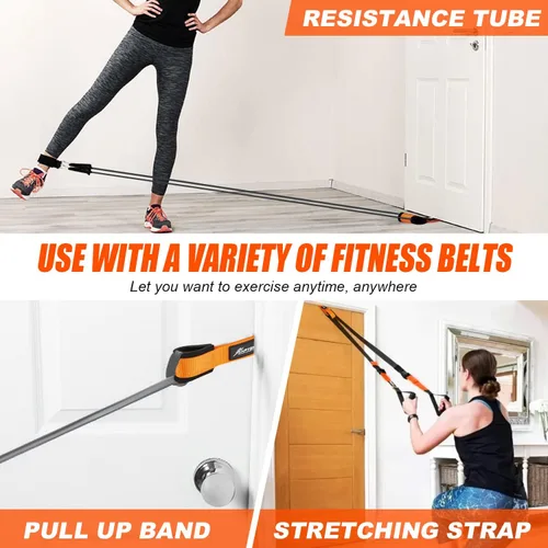 Miniatura 3 de HPYGN Anclaje de Puerta para Bandas de Resistencia, Accesorio de Ejercicio de Entrenamiento en Casa-Gimnasio para Correa de Yoga, Terapia Física