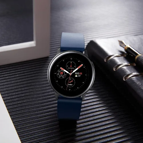 Miniatura 5 de BINLUN Correas de reloj de silicona de liberación rápida de caucho fluorado, correas de reloj de 0.748 in, 0.787 in, 0.827 in, 0.866 in y 0.945 in