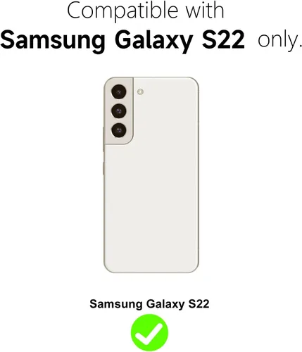 Miniatura 2 de Svanove para Samsung Galaxy S22 Funda de teléfono de silicona magnética, compatible con Magsafe, linda para mujeres, brillante color brillante, gel