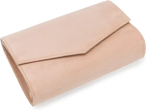 Miniatura 4 de Bolso de noche para mujer, bolso de mano elegante, bolso de ante sintético para boda